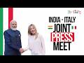 LIVE: PM Modi, Italian PM Giorgia Meloni attend joint press meet