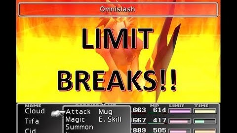 FF7 - Everything You Need to Know About Limit Breaks