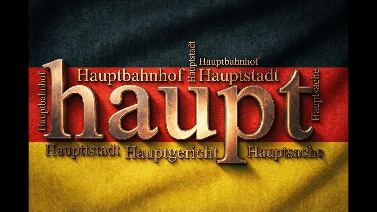 استخدام كلمه haupt