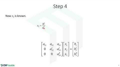 Lecture -- Naive Gauss Elimination