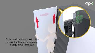 OPK   Rotary Pivot Sliding Door Gear System Installation Guide