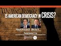Is american democracy in crisis