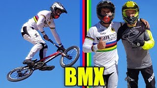 JE DÉFIE LE CHAMPION DU MONDE DE BMX RACE