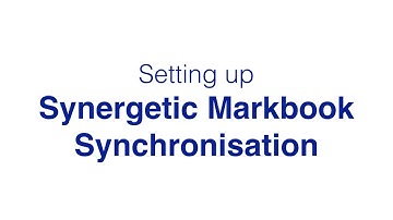 Setting up Synergetic Markbook Synchronisation
