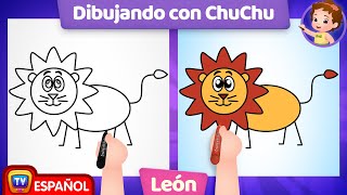 ¿Cómo dibujar un león (How to Draw a Lion) - ChuChu TV Sorpresa Dibujo para Niños