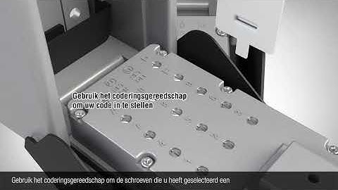 Video Masterlock 5426 Code instellen en resetten