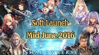 Shadowverse English Version - Open Beta / Soft Launch Mid June
