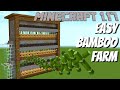 MINECRAFT BAMBOO FARM TUTORIAL | How to build a Bamboo Farm in Minecraft 1.17 Survival (1000's/hr)