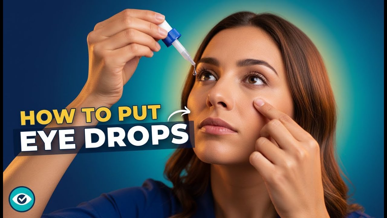 Eye Drop Tips Tips to put eye drops/अपनी आँखों में ऑय ड्रॉप्स कैसे डाले - YouTube