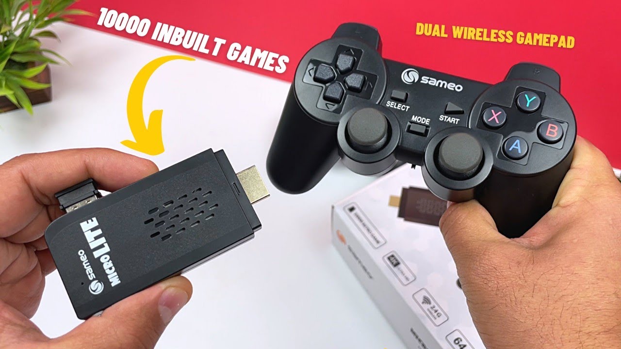 HDMI Gaming Stick | Sameo Micro Lite 4K Gaming Console - YouTube