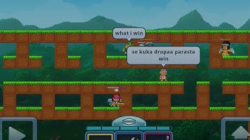 guy hosts dropgame in pixel worlds!