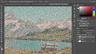 Create a Pointillist Painting in Adobe Photoshop CC