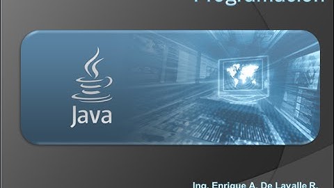 1. Intro Programacion Java EE Software IDE