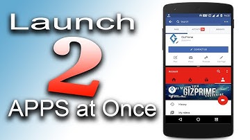 How to Quickly Launch two Apps at once on Android Nougat | Multi Window