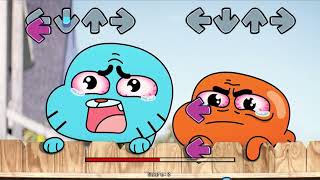 Gumball and Nicole in Friday Night Funkin ( FNF ) battle ahahahah