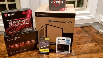 Ryzen 5 Build in the Thermaltake Suppressor F1