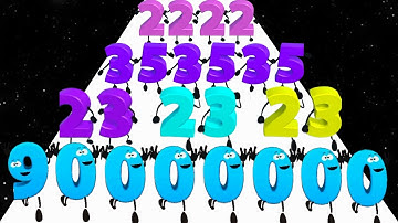 Numbers Run 3D vs Spring Leg Runner - Level Up Number (Max Level, New Updated)