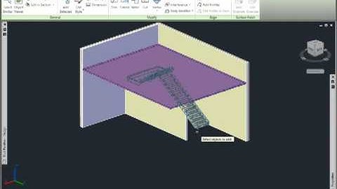 AutoCAD Architecture 2011 - Interference Conditions - Stairs and Slabs