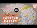 How To Make Pattern Papers at Home I Create your Own Pattern I 12 techincs I CS # 7 CRAFTSISTERZ