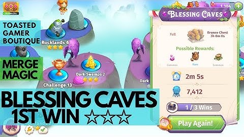 Merge Magic Blessing Caves • SECRET Level 3 Stars On 1st Win ☆☆☆