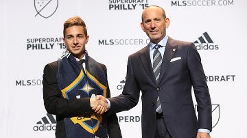 LA Galaxy select forward Ignacio Maganto in 2015 MLS SuperDraft