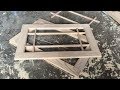 How To Build Kitchen Cabinet Doors Extremely Fast And Simple - Amazing Woodworking Skills