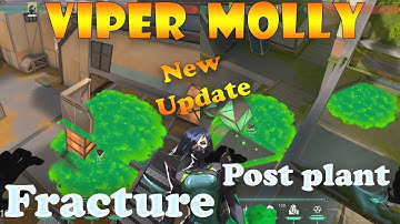 Top 15 New Fracture Viper Post Plant Lineups | Viper Lineups Fracture | Valorant Tips and Tricks |