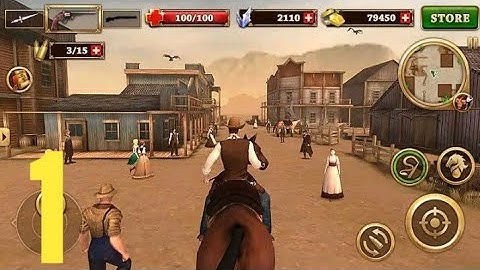 West Gunfighter Gameplay Walkthrough Part 1(ios, Android)