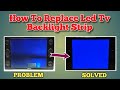 How to replace led tv backlight strip  premelectronics