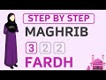 Learn how to pray 3 rakat fardh of maghrib salah  stepbystep prayer tutorial  female hanafi