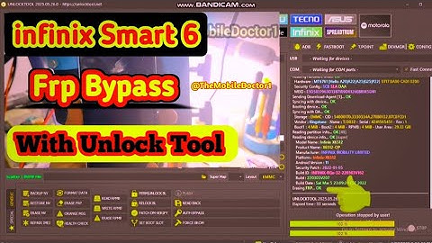 infinix Smart 6 Frp Bypass With Unlock Tool