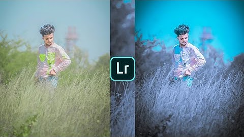 Lightroom aqua and black effect photo editing tutorial | lightroom background colour change preset