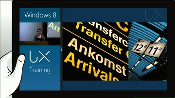 Windows 8 UX Fundamentals Training Workshop 2012 Embrace Metro Design Style