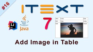 #16 Add Image in Table : iText Java