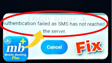 Mahamobile Fix Authentication Failed as SMS has not reached the server Problem Solve