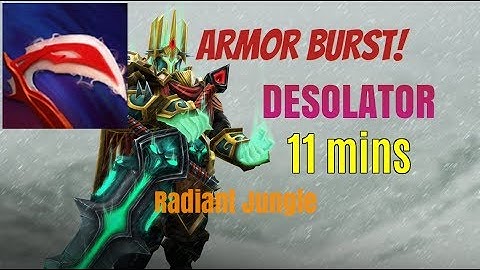 Dota 2 How to Jungle 7.06 - Wraith King 11 mins Desolator - Radiant Guide