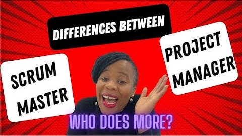 Difference between a Scrum master and Project manager
