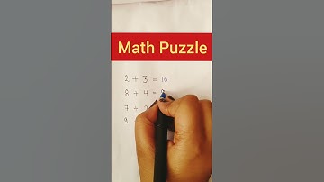 Math Puzzle || Tricky Riddles || IQ Test || #shorts