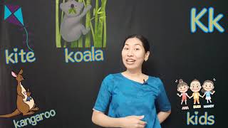 Letter K, Phonic sound of letter K , Sign Language K