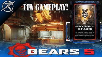 GEARS 5 - First Match on FFA Multiplayer on Map Core! (Live Multipayer Gameplay Commentary)