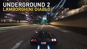 NFS Underground 2 Graphics Mod | New Road Textures & Reshade Preset (4K Video)