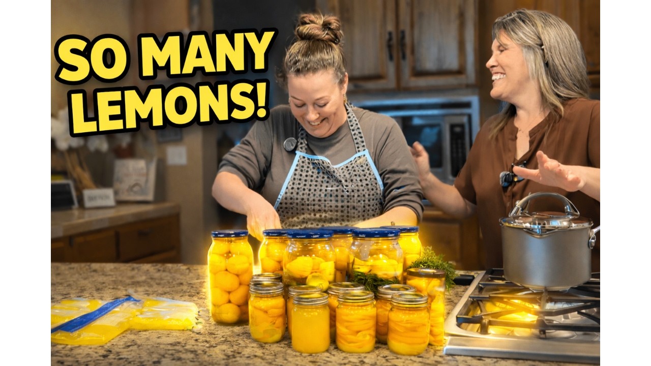 Homestead Lemon Processing & Preserving | Here’s Everything We Made