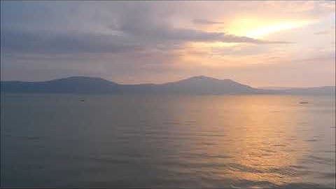 Peaceful Lake Chapala Sunset, Jalisco, Mexico