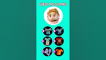Guess The SML Characters By The Incredible Clothes Here #shorts #jeffy