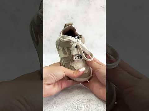 Дитячі кросівки кеди, кросівки легке взуття для дівчат на липучці в РОЗМІЛІ: 22,24, видео 1