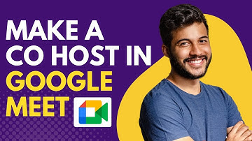 How to Make a Co host on Google Meet (QUICK TUTORIAL)