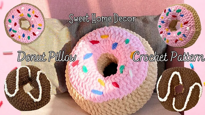 Crochet Your Own Comfy Donut Pillow