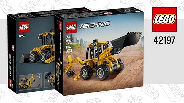 LEGO® Technic™ Backhoe Loader (42197)[104 pcs] Speed Build @TopBrickBuilderLite