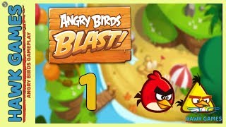 Angry Birds Blast 💥 Level 1 - 3 Stars Walkthrough, No Boosters screenshot 4
