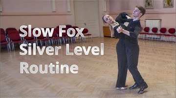 Slow Foxtrot Silver Level Choreography | Reverse Turn, Reverse Pivot, Change of Direction